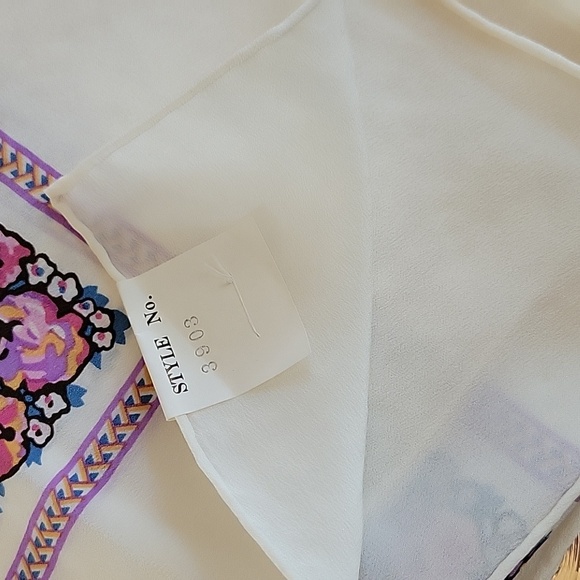 Deadstock Echo Silk Scarf - Picture 3 of 6